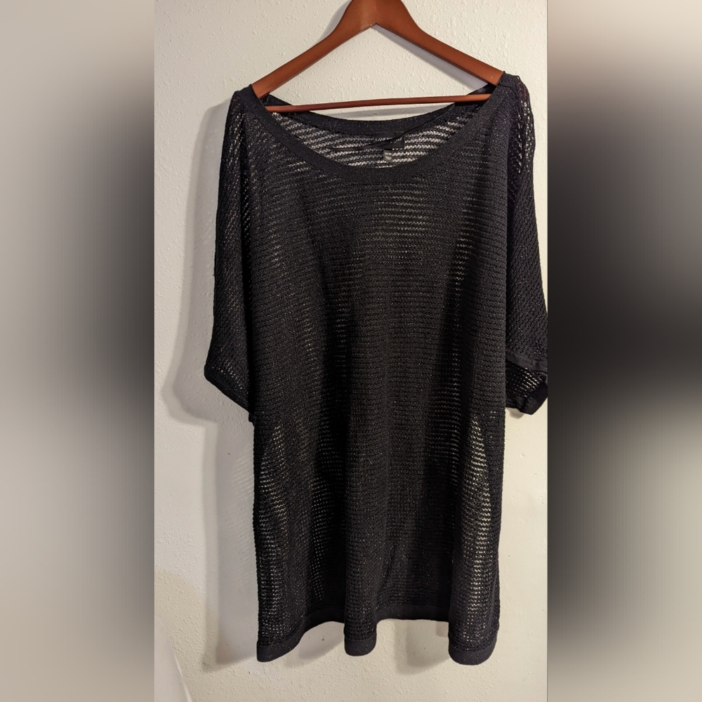 Lane Bryant Black Cover-up sweater Size 26/28